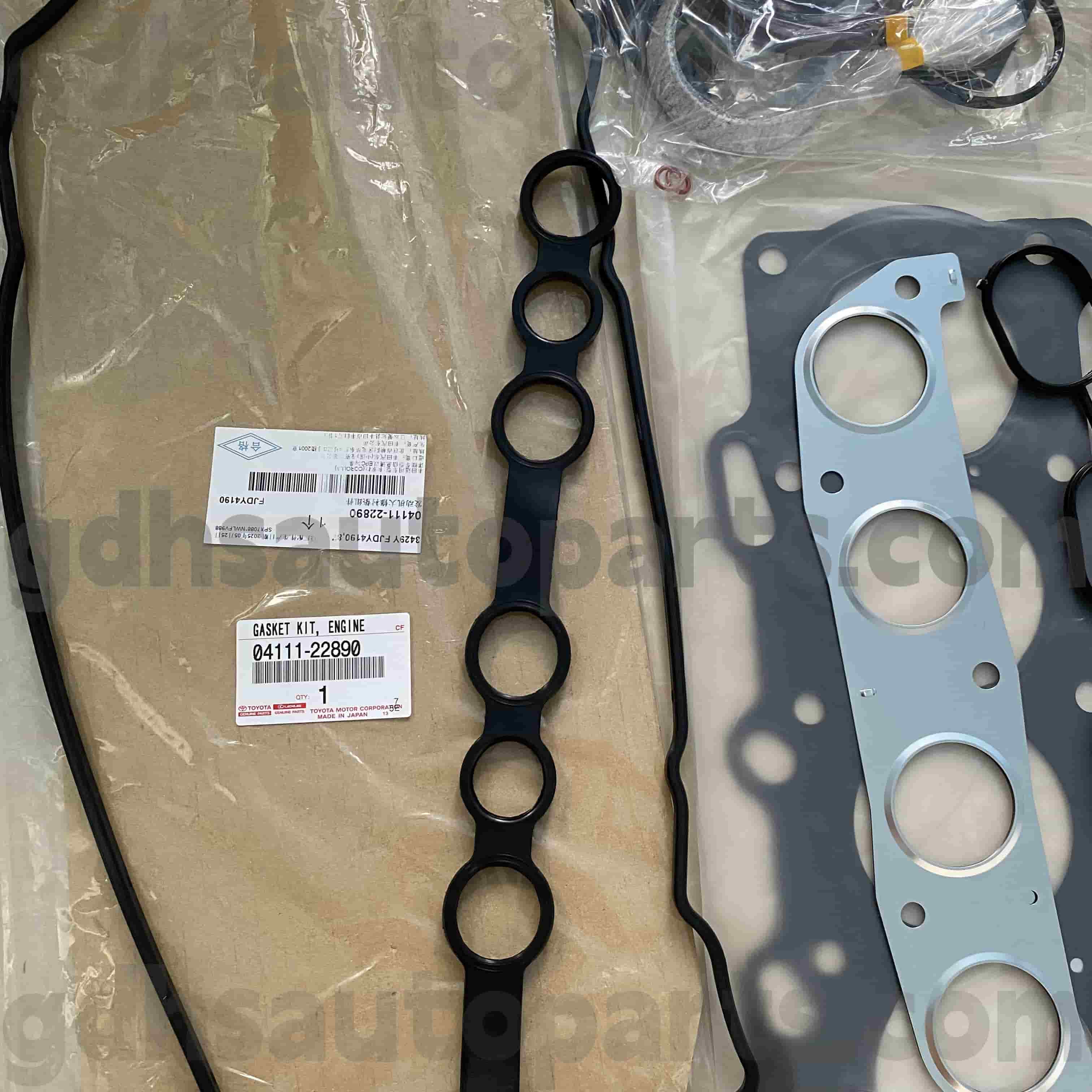 04111-22890 Toyota Genuine Parts Engine Kit For Corolla
