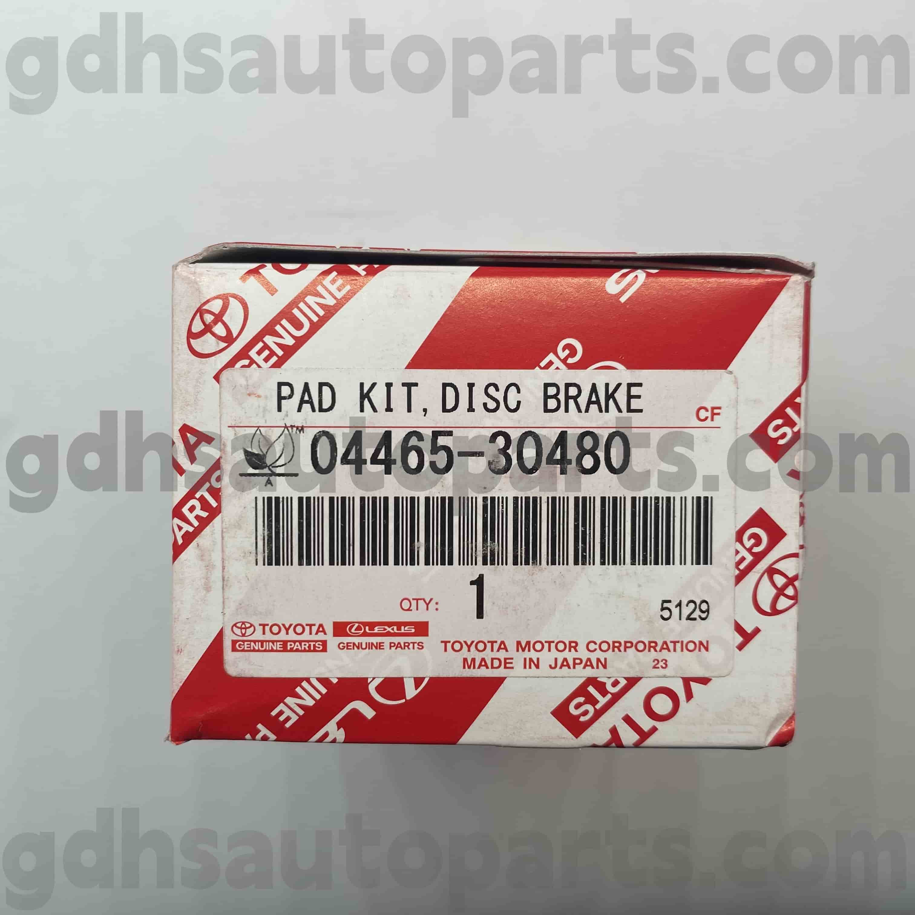 04465-30480 Toyota Parts Parts Parts Prake Face for Mark X ، Crown ، Lexus Is Series Chassis No. GSE30 GRX