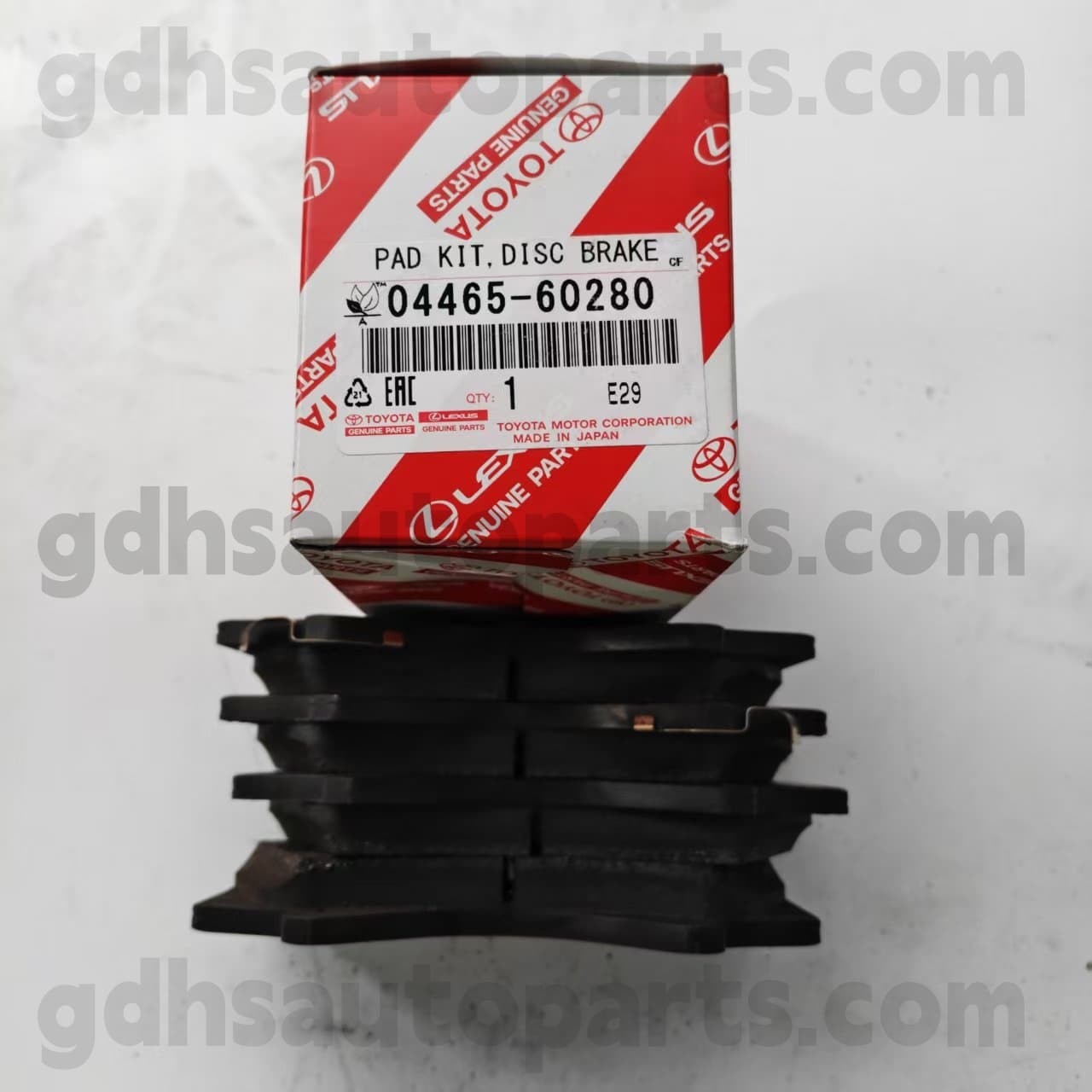 04465-60280 Toyota Parts Parts Prake Brake Pad For Land Cruiser 、 LX450D/460/570 Chassis No. UZJ200