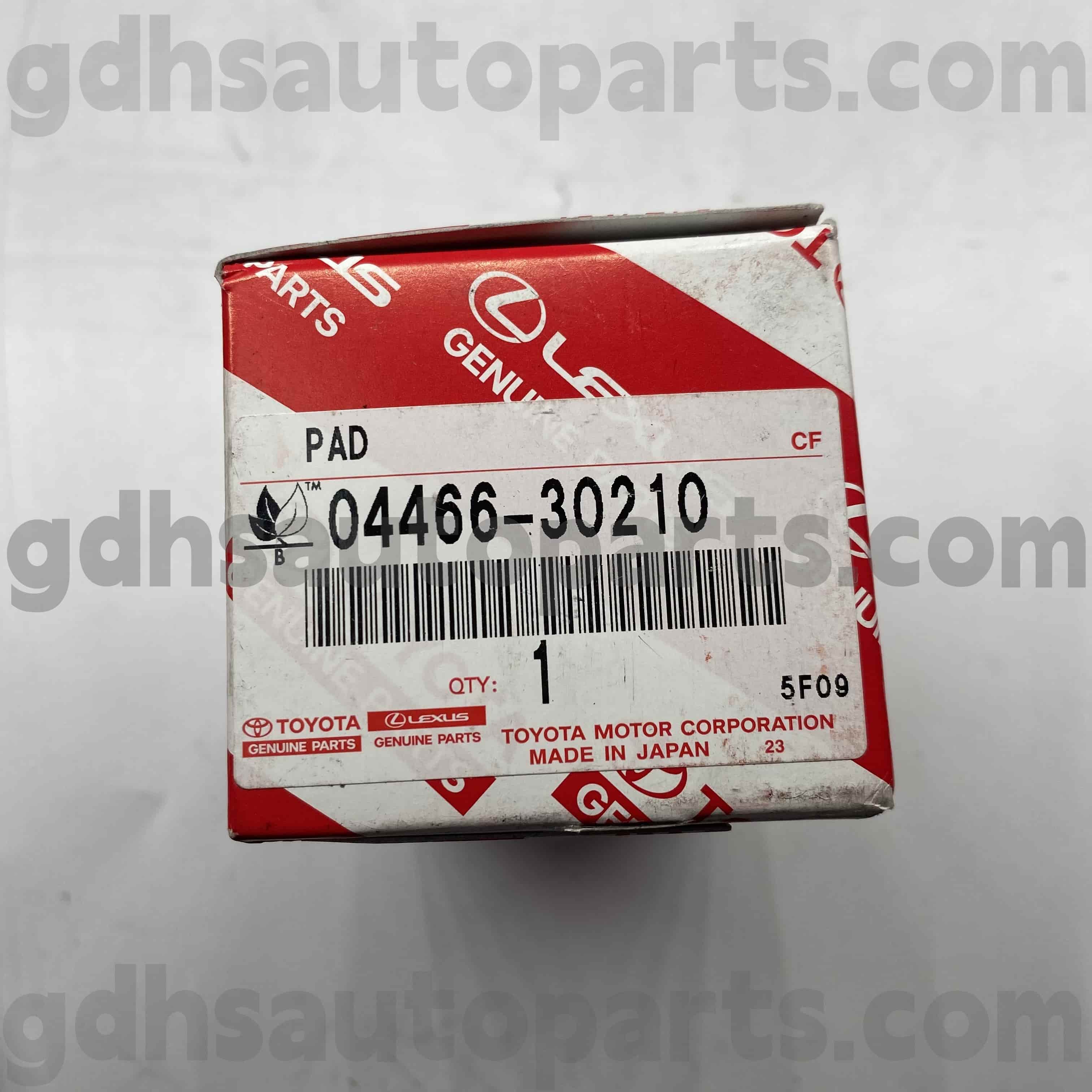 04466-30210 Toyota Parts Parts Prapes Brake Brake Fads لـ Reiz ، Crown/Majesta ، Lexus GS Series Chassis No. GRS182 GRX122