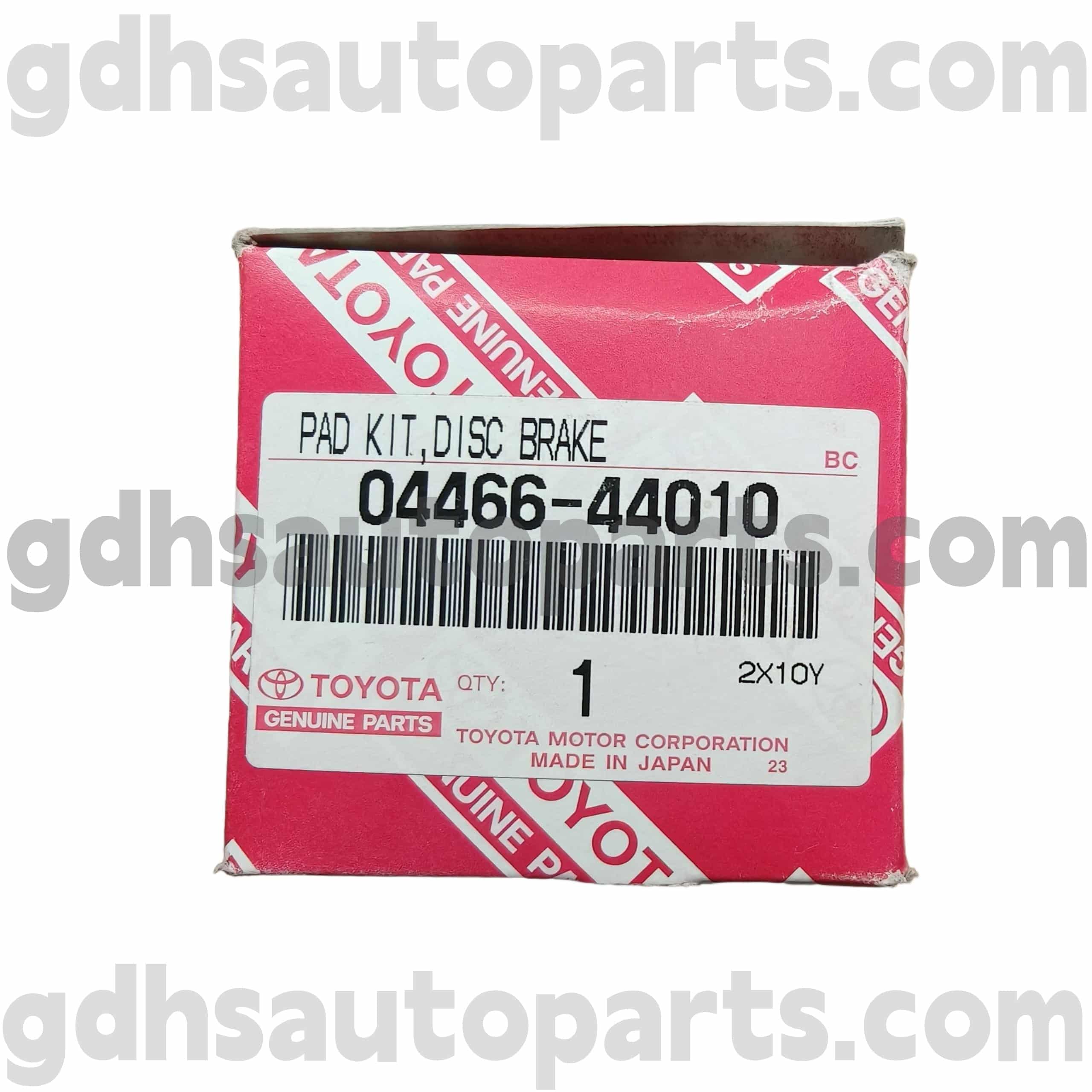 04466-44010 تويوتا أجزاء أصلية منصات الفرامل الخلفية لـ ISIS ، Picnic/Avensis Verso ، Noah Chassis No. ACR30