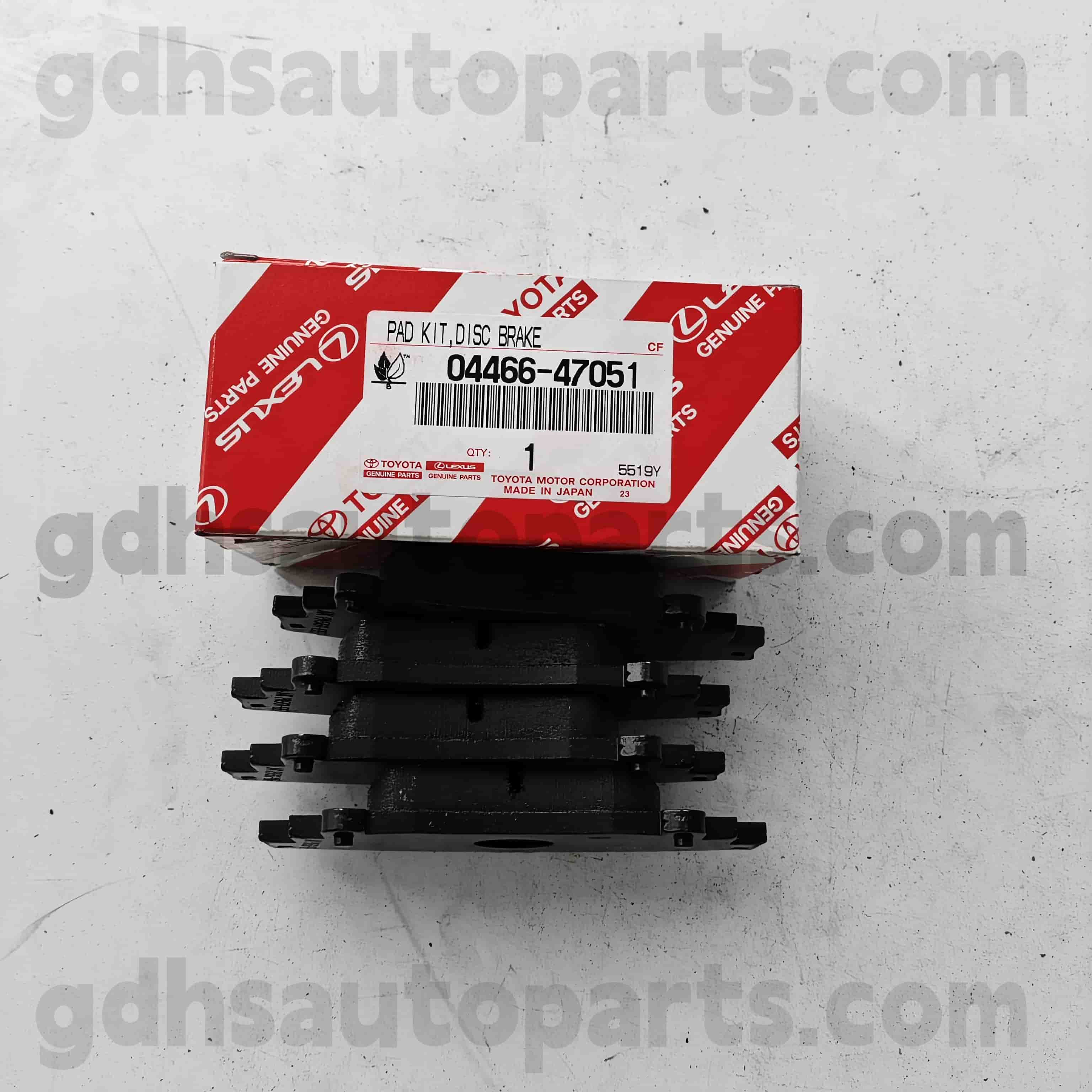 04466-60140 تويوتا أجزاء أصلية منصات الفرامل الخلفية ل Land Cruiser Prado 、 Fortuner 、 Hilux Chassis No. GRJ150