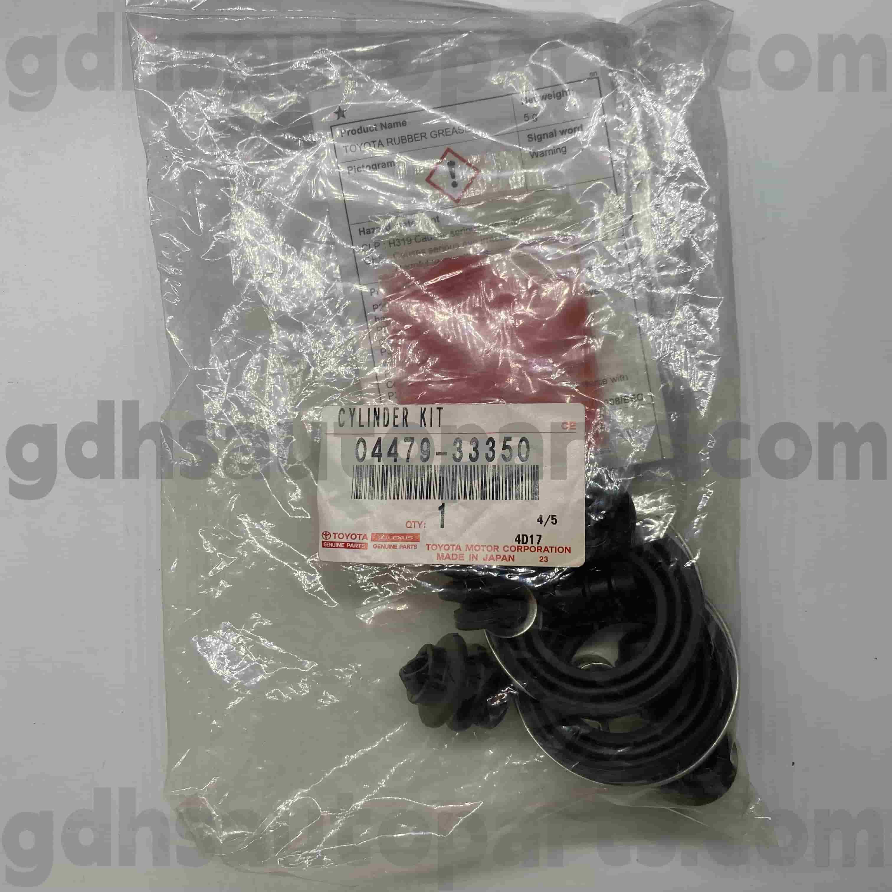 04479-33350 مجموعة إصلاح أسطوانة الفرامل الخلفية لـ Toyota لـ Harrier/Hybrid ، Rav4 ، Mark X Zio Chassis No. ACV40 GSV40 ACA3# AS