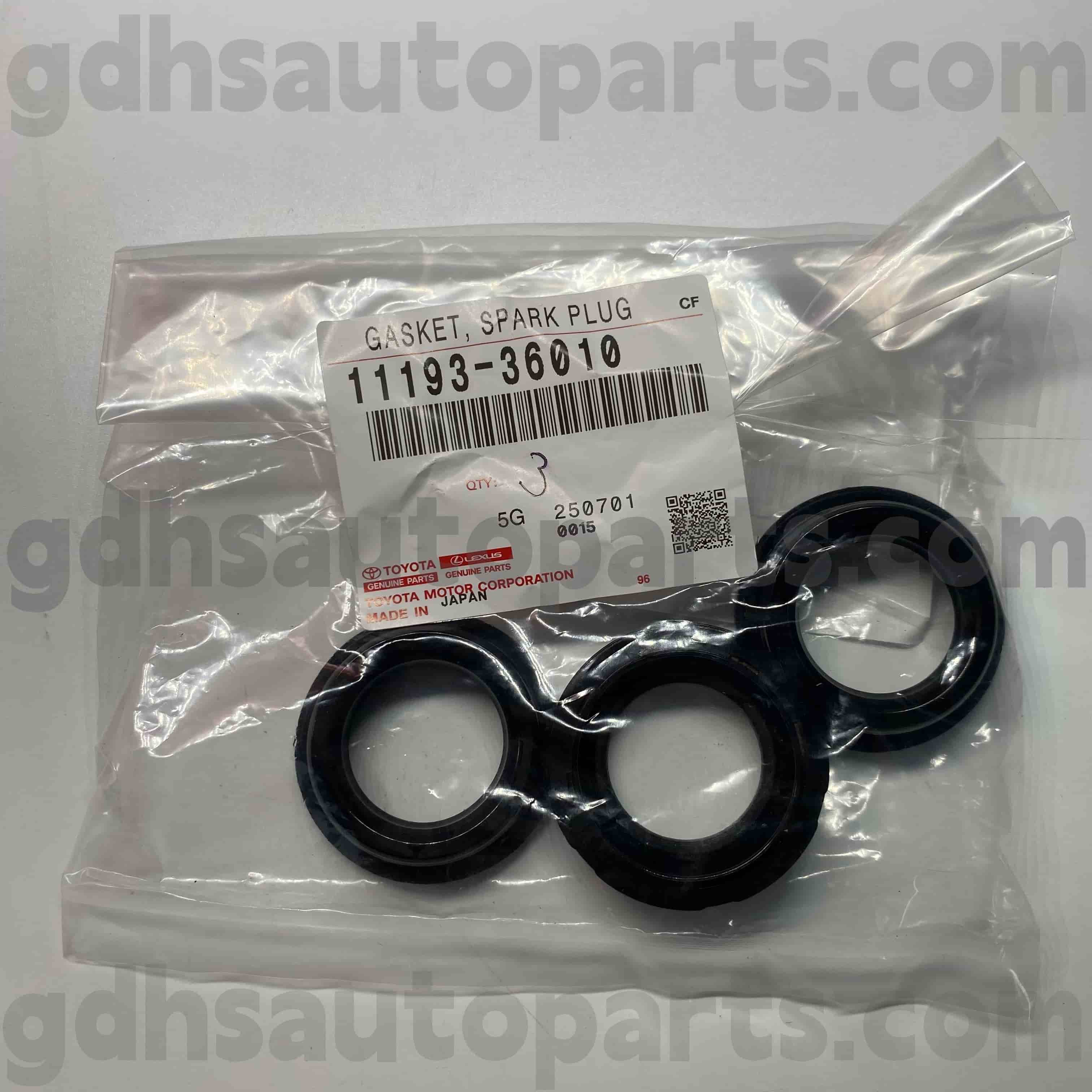 11193-36010 Toyota أجزاء حقيقية حلقة مطاطية قابس شرارة لهارير ، لكزس ES350/300H هيكل لا. AYH30