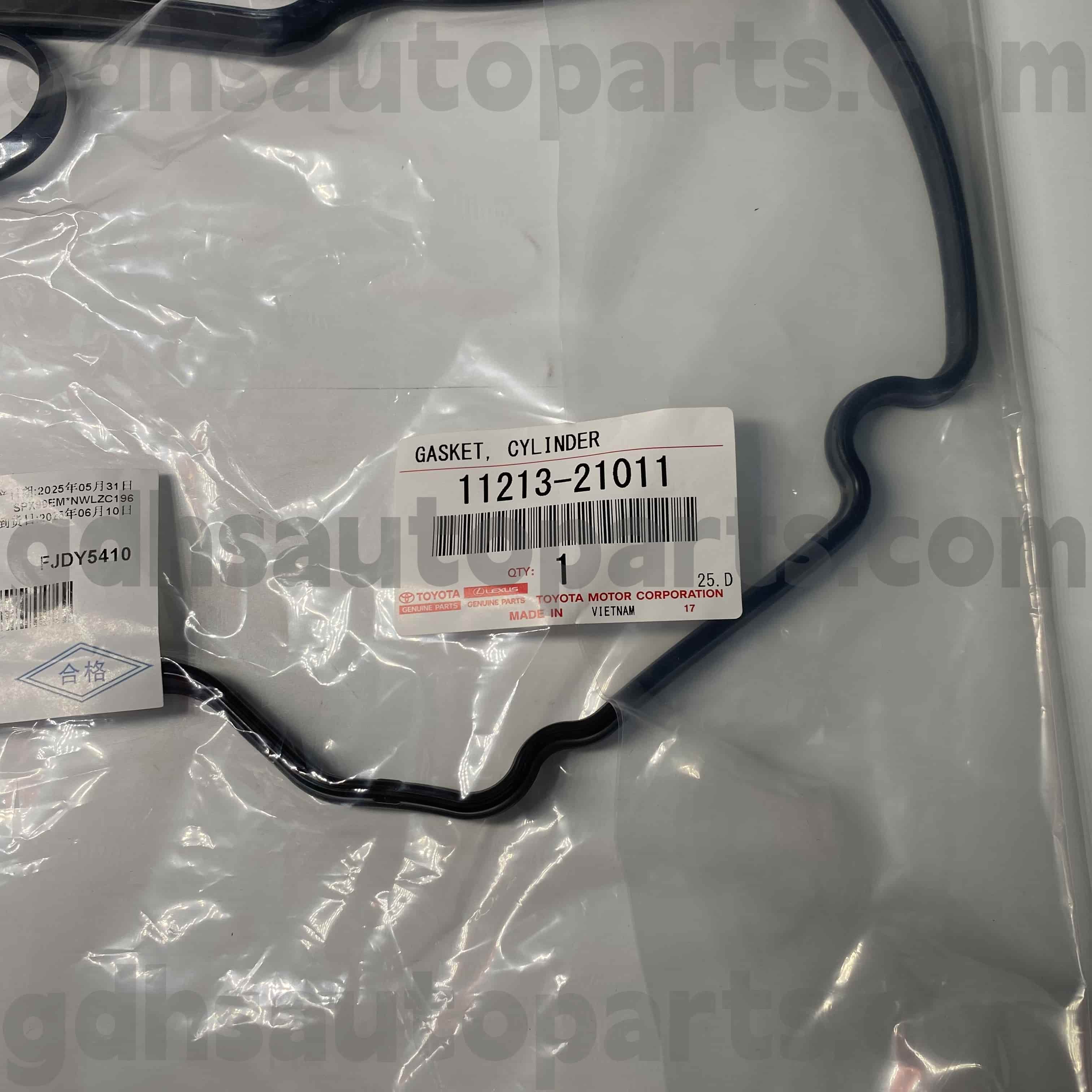 11213-21011 تويوتا الأجزاء الأصلية صمام غطاء حلقة المطاط ل Corolla Spacio ، Prius ، Yaris Chassis No. NHW20 NCP90 92