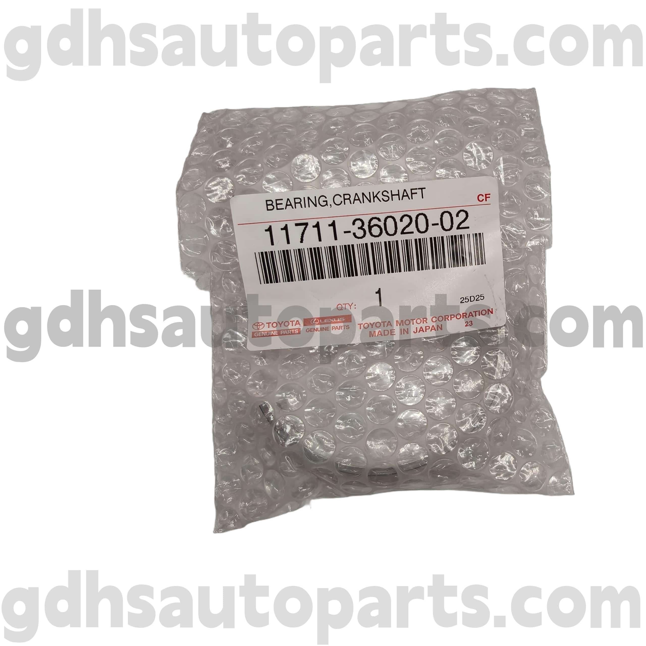 11711-36020-02 محمل العمود المرفقي لقطع غيار تويوتا الأصلية لـ VENZA، SIENNA، CAMRY Chassis NO.ASU40