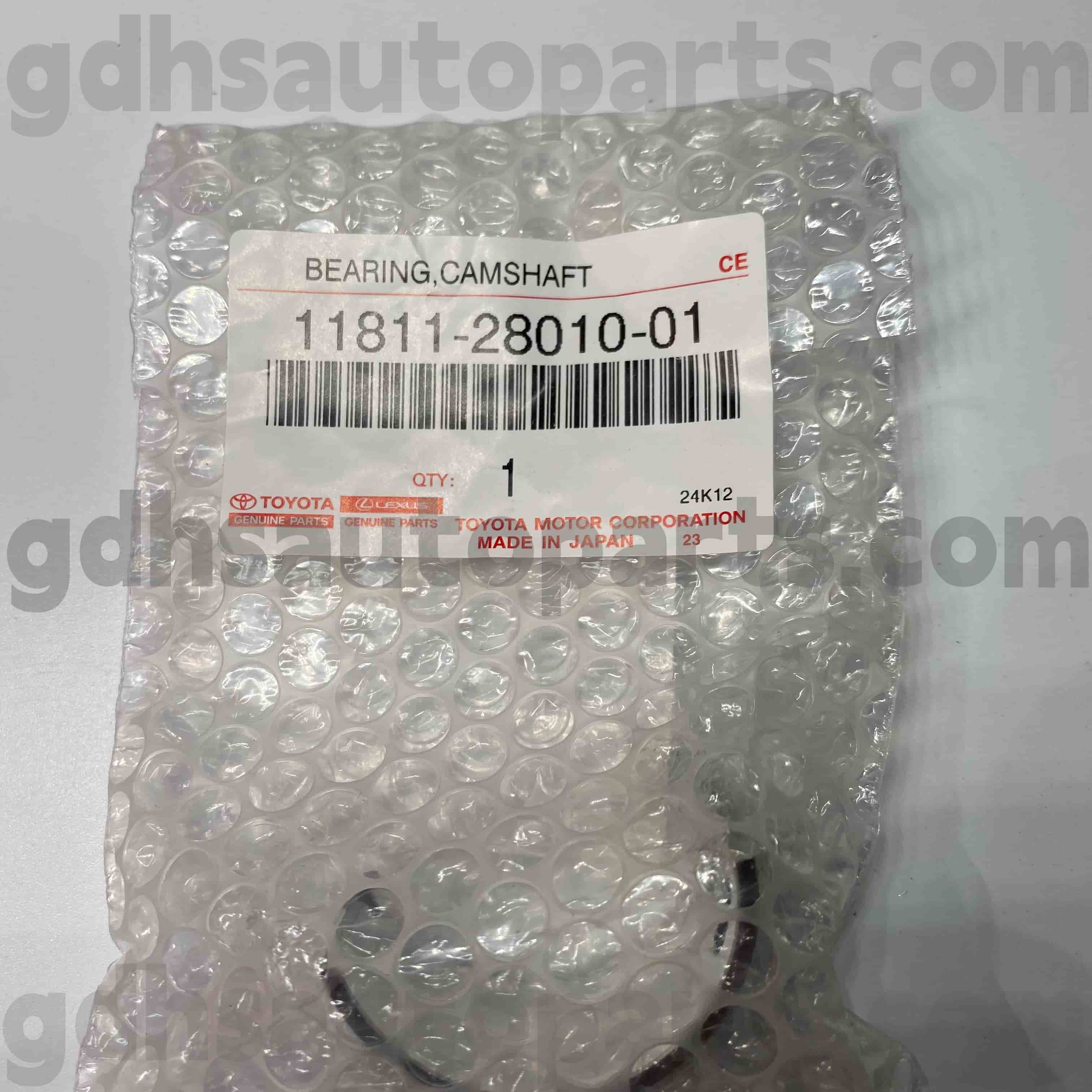 11811-28010-01 محمل عمود الحدبات لقطع غيار تويوتا الأصلية لـ AVENSIS، RAV4، CAMRY Chassis NO.2AZFE ACU2#