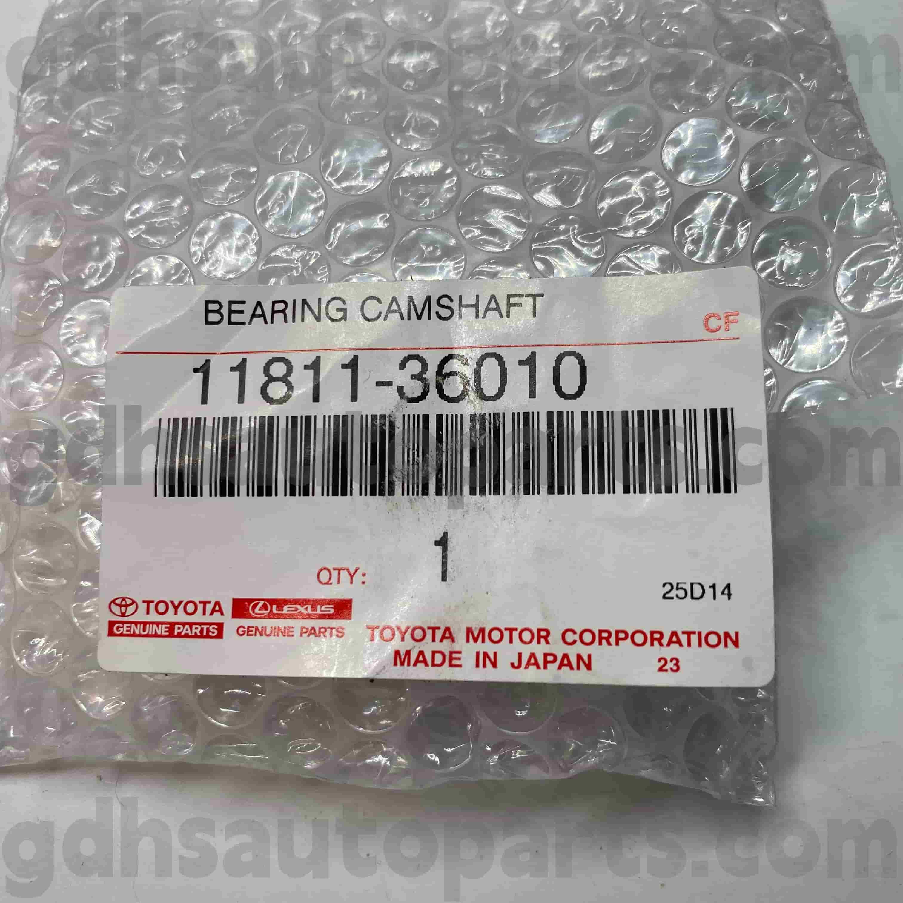 11811-36010 محمل عمود الحدبات لقطع غيار تويوتا الأصلية لـ CAMRY، HARRIER، LEXUS ES350/300H الهيكل رقم AYH30