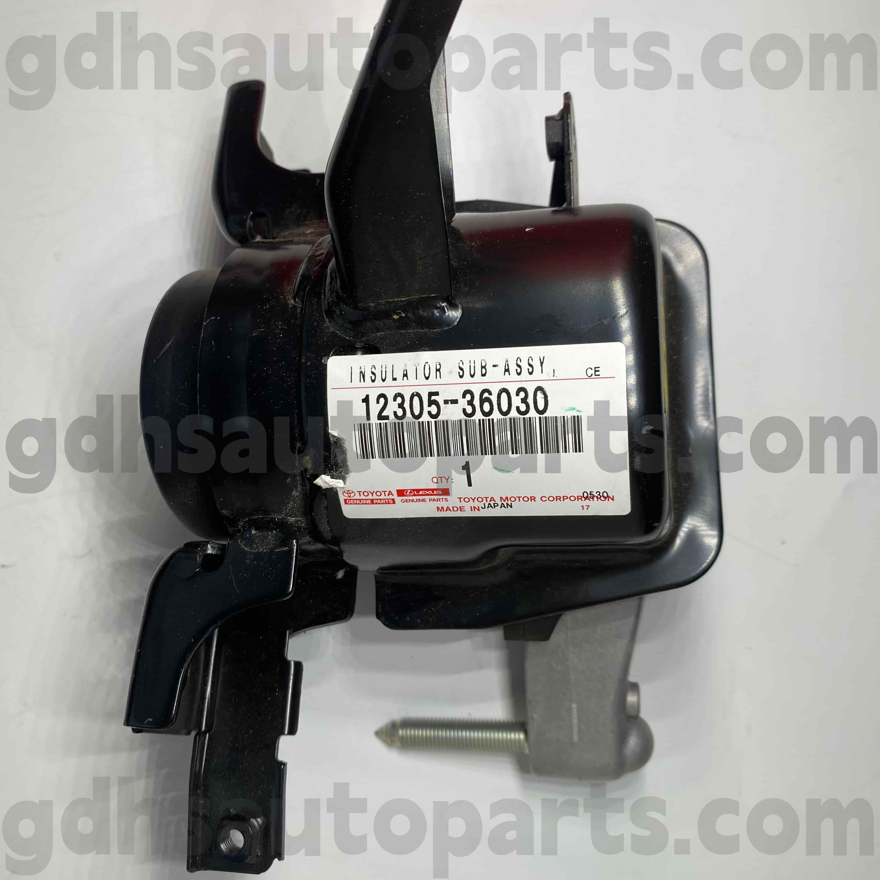 12305-36030 حامل المحرك الأيمن لقطع غيار تويوتا الأصلية لـ SCION TC، ZELAS Chassis NO.2ARFE..AGT20