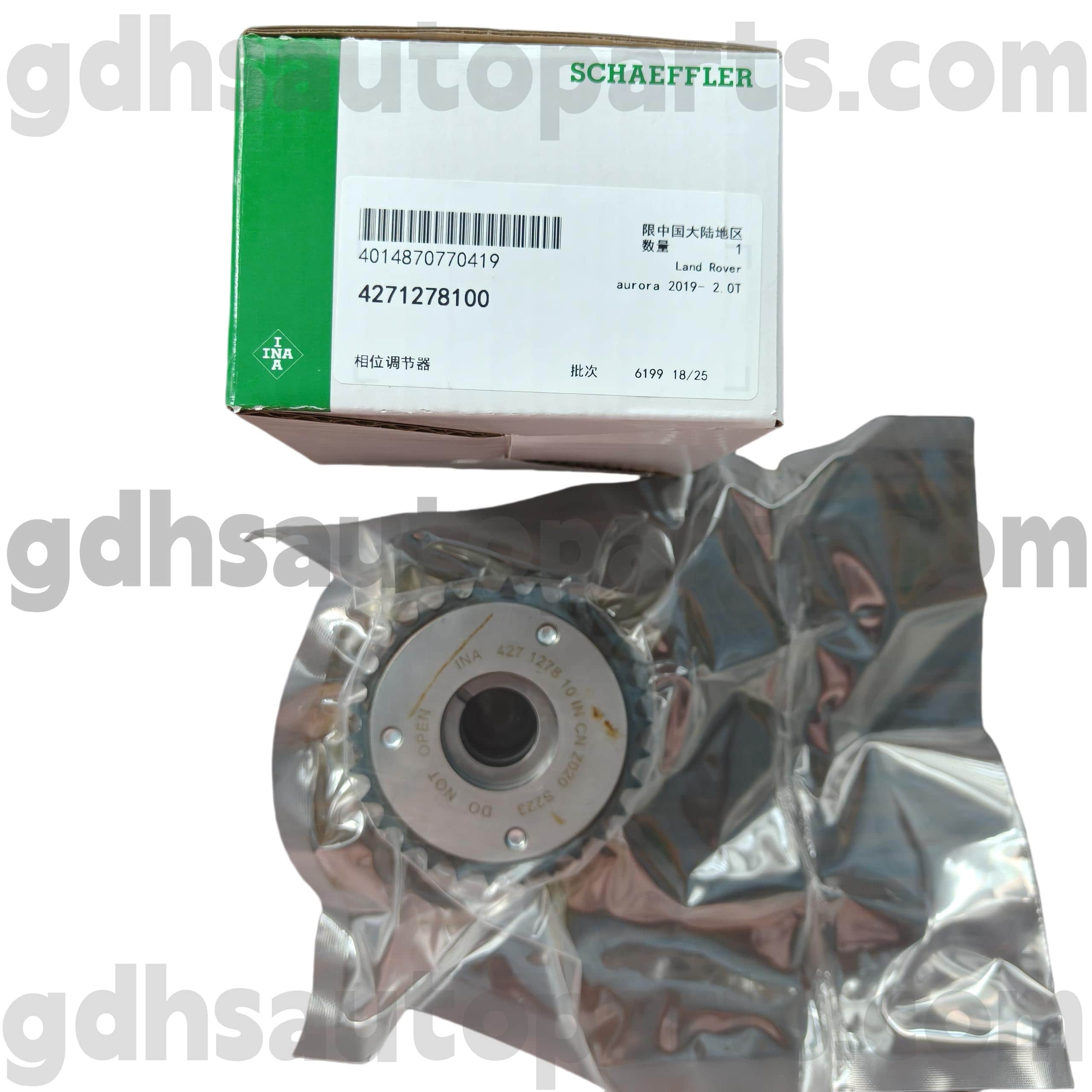 4271278100 Schaeffler INA Cammshail Timing Sprocket for Range Rover Velar ، Land Rover Discovery 4 ، Range Rover ، Range Rover Sport OE NO. LR142279
