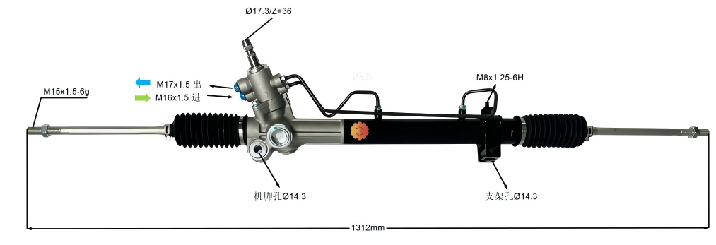 44250-33032 معدات توجيه السيارات