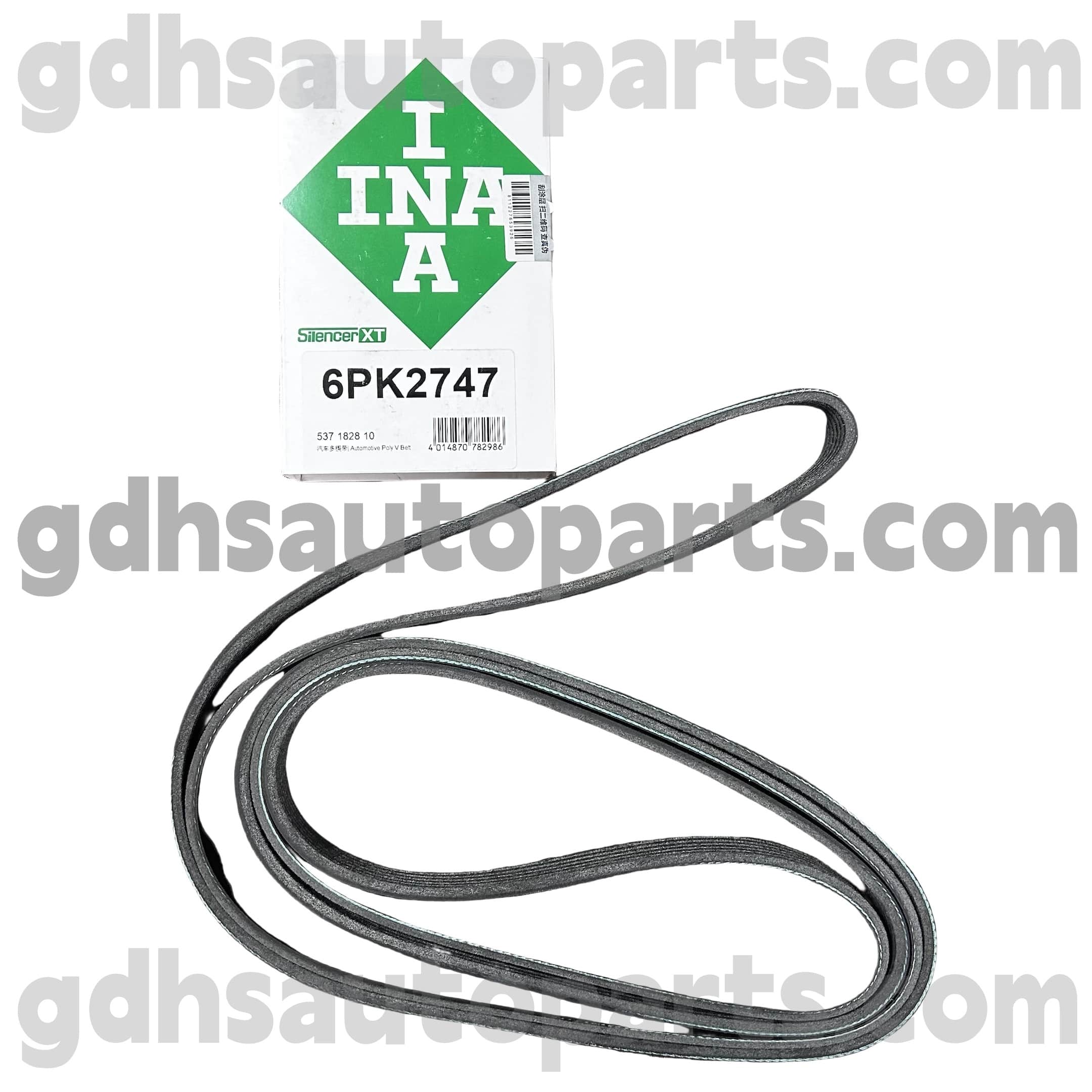 5371828100 Schaeffler Ina Drive Belt for Jaguar XJ ، Jaguar XF ، S-Type OE NO. C2C28085