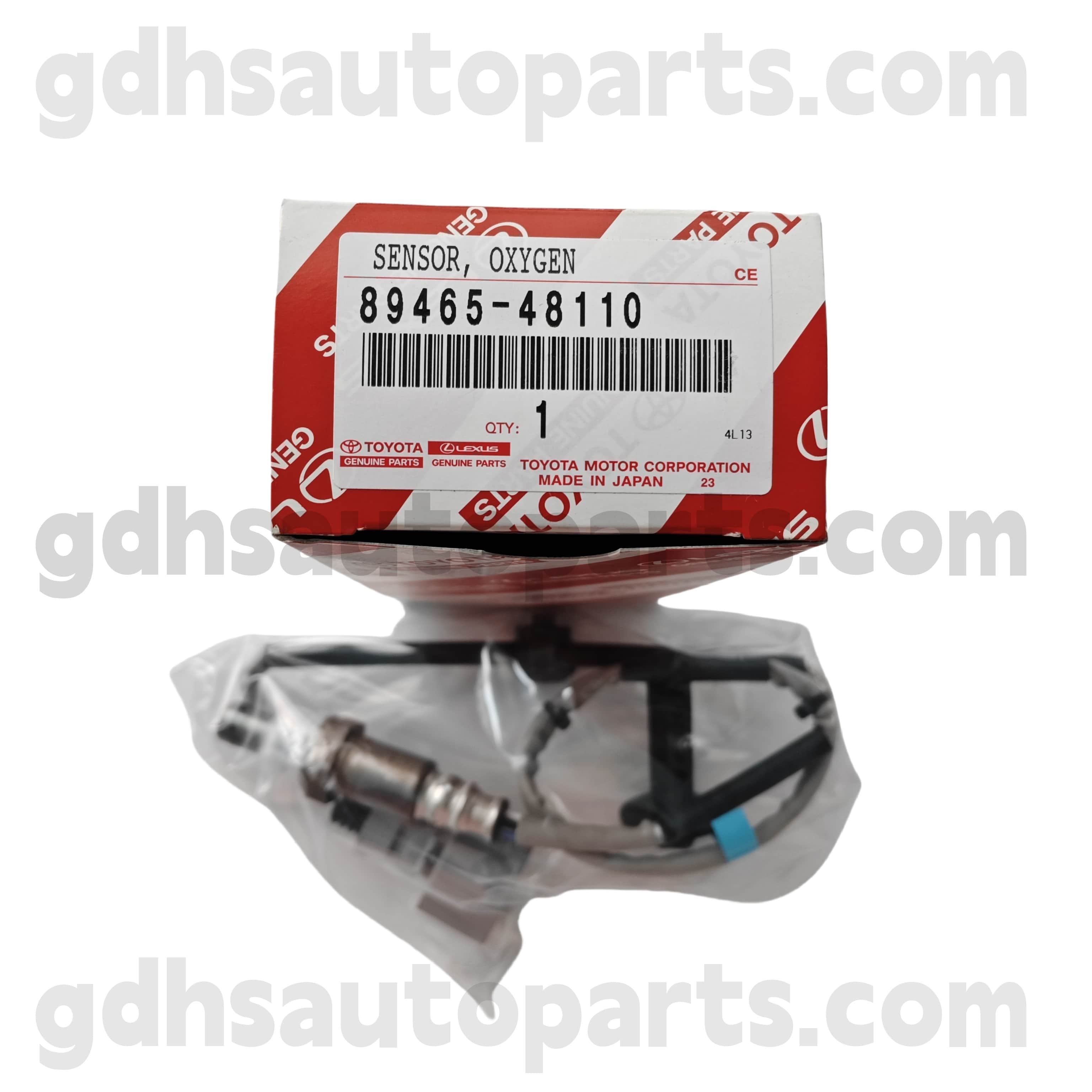 89465-48110 Toyota أجزاء حقيقية مستشعر الأكسجين الخلفي لـ Harrier 、 Highlander 、 Lexus Rx300/330/350 Chassis No. GSU4#