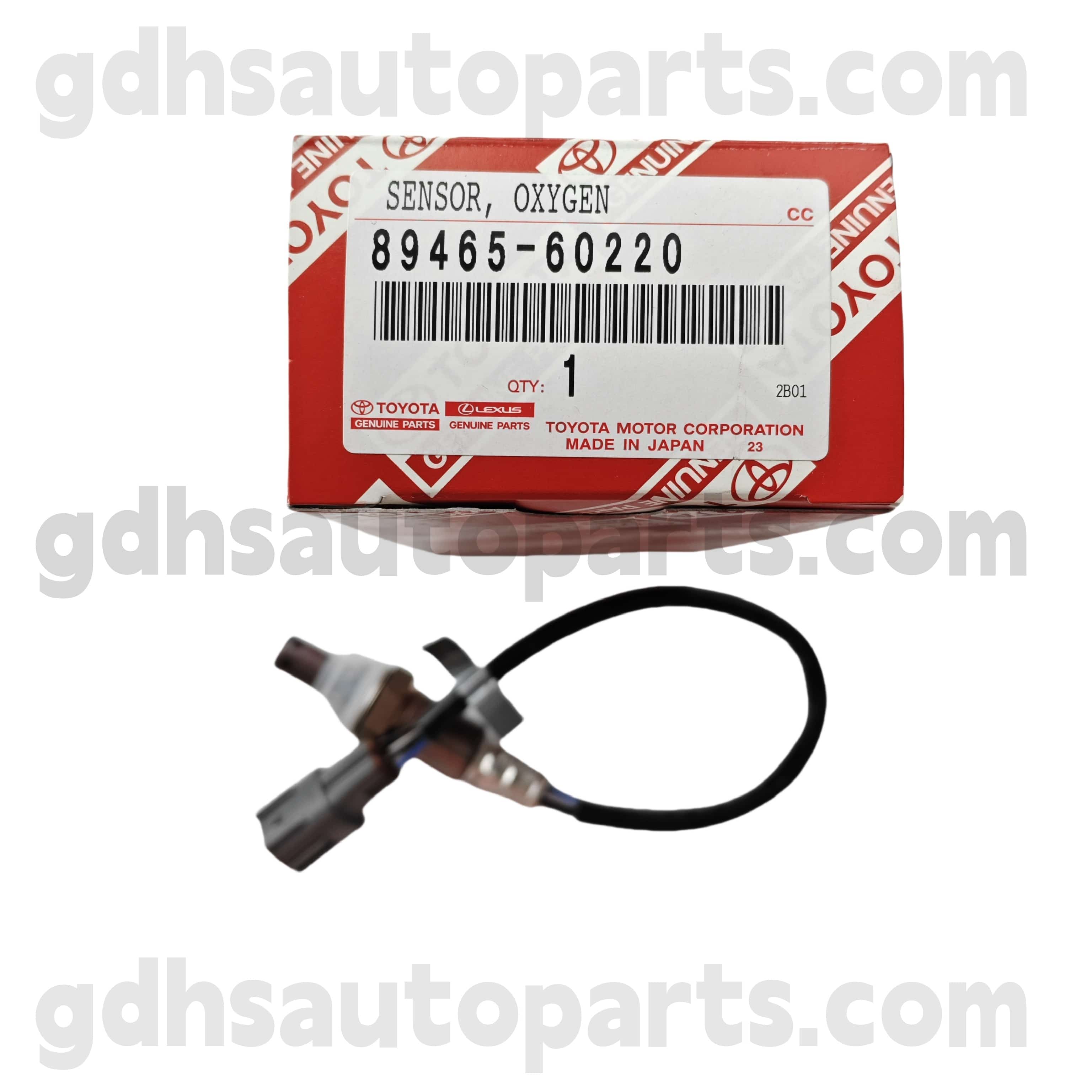 89465-60220 تويوتا أجزاء حقيقية مستشعر الأكسجين ل Land Cruiser Prado 、 4runner Chassis No. GRJ12#.. ARL ، GCC ، Gen