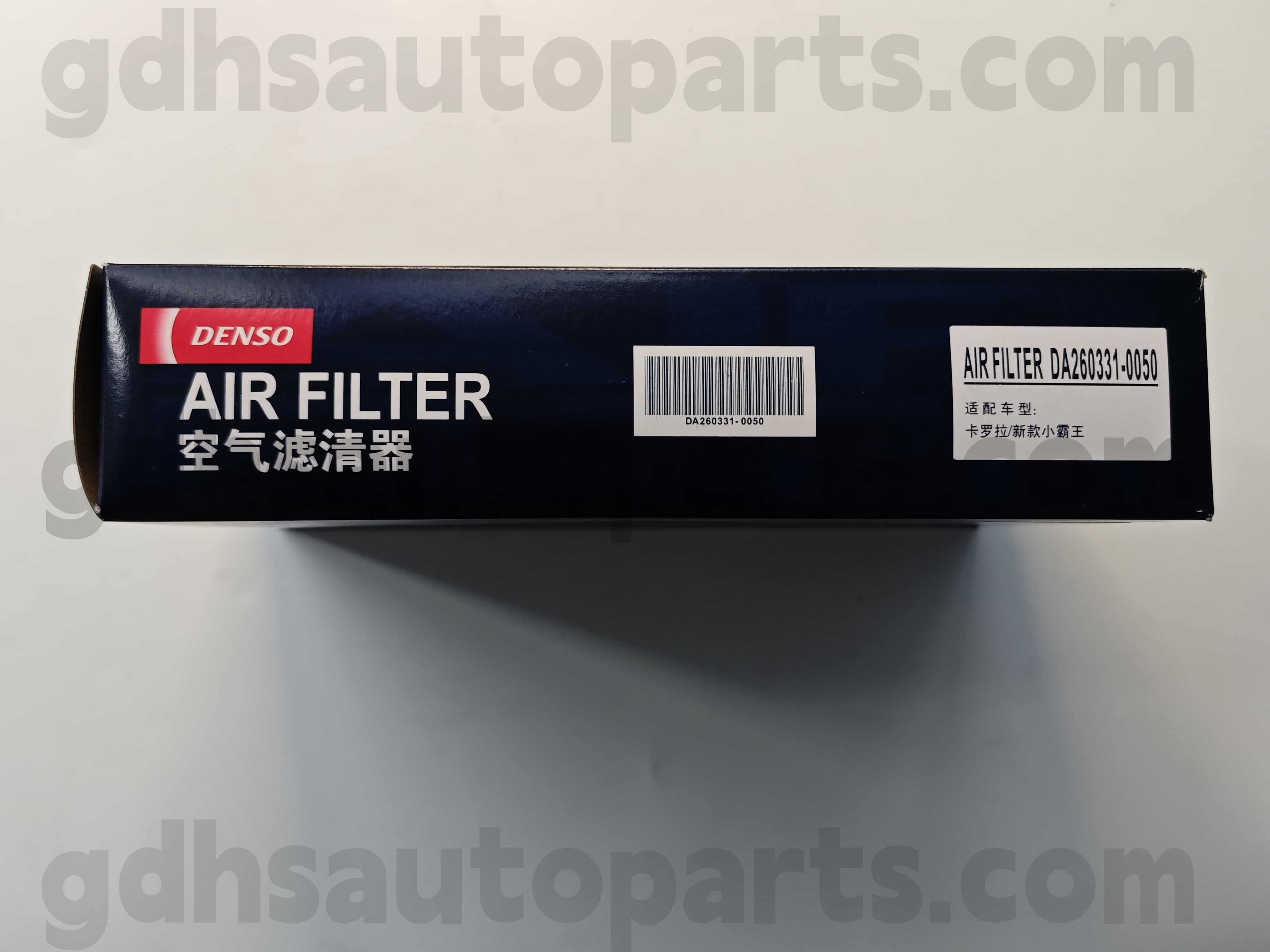 DA260331-0050 Toyota Parts Air Air Filter for Corolla 、 ez 、 vios 、 Levin/Hybrid Chassis no. 1Zrfe ، 2Zrfe ، 3Zrfe..Zgr2# OE NO. 17801-0T020