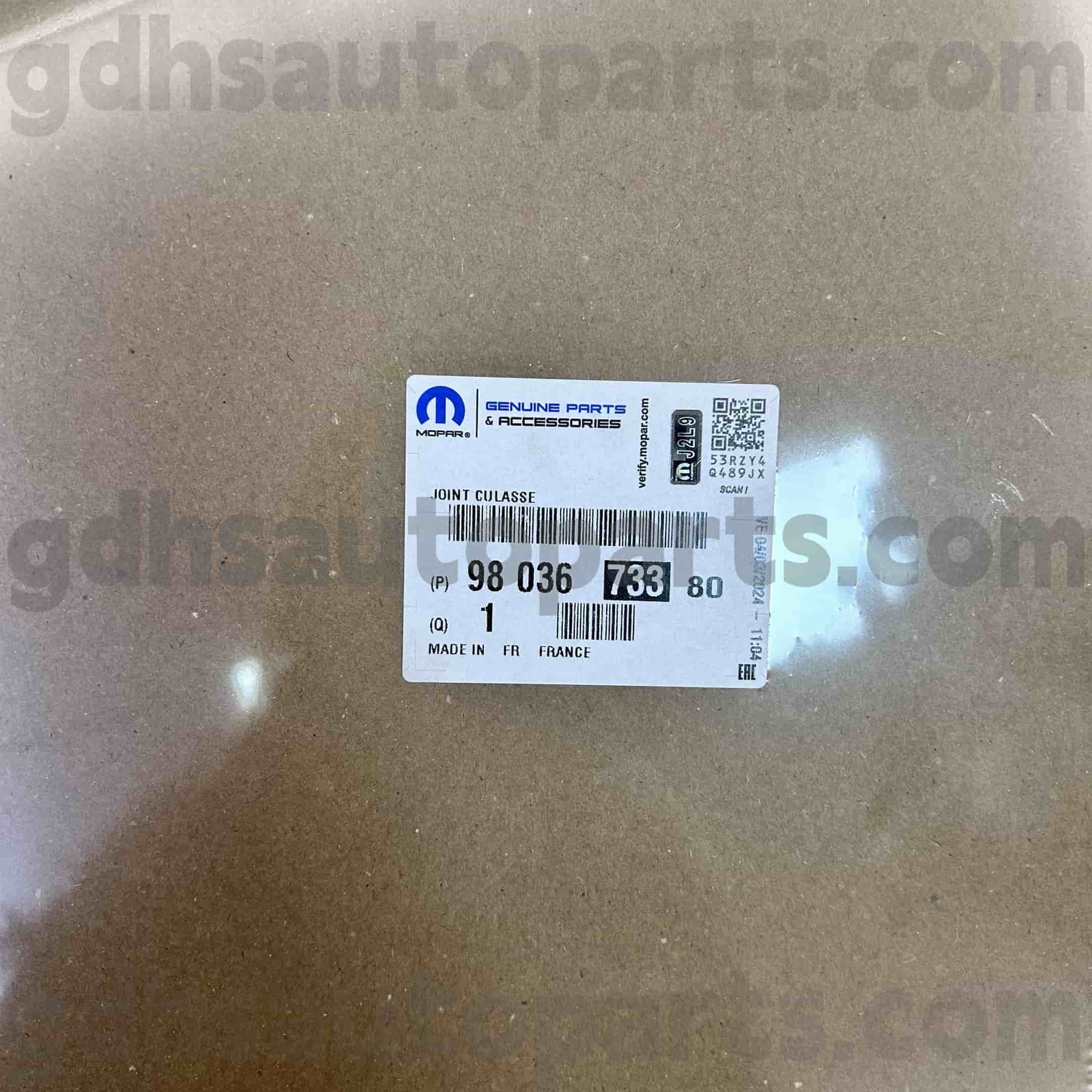 حشية رأس أسطوانة Mopar لـ Peugeot 607 5008 OE.NO 9803673380
